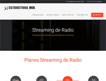 Tablet Screenshot of estructuraweb.com
